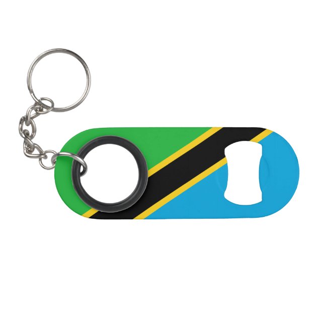 Tanzania Keychain Bottle Opener (Front (Horizontal))
