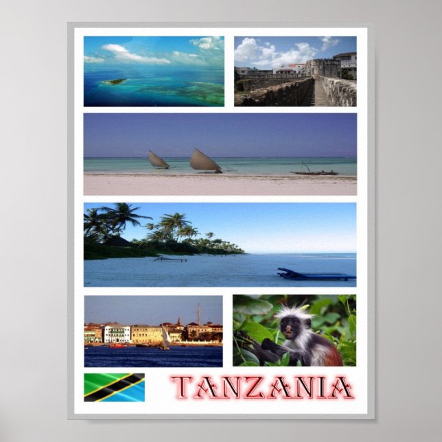 Tanzania - Mosaic - Poster (Front)