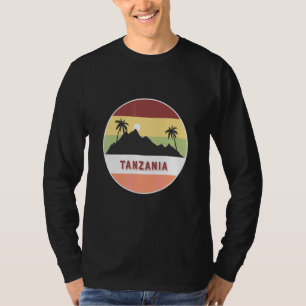 Tanzania Mountain And Palms T-Shirt