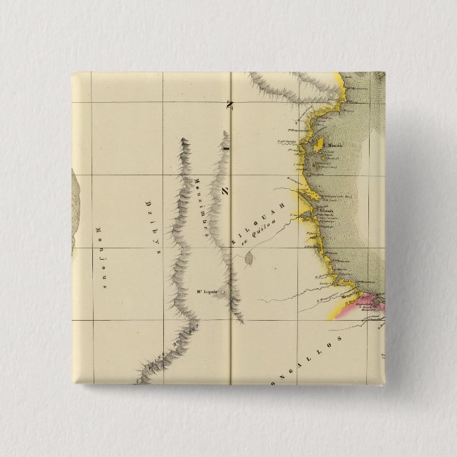 Tanzania, Mozambique 43 Button (Front)