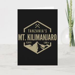 Tanzania Mt. Kilimanjaro  Card