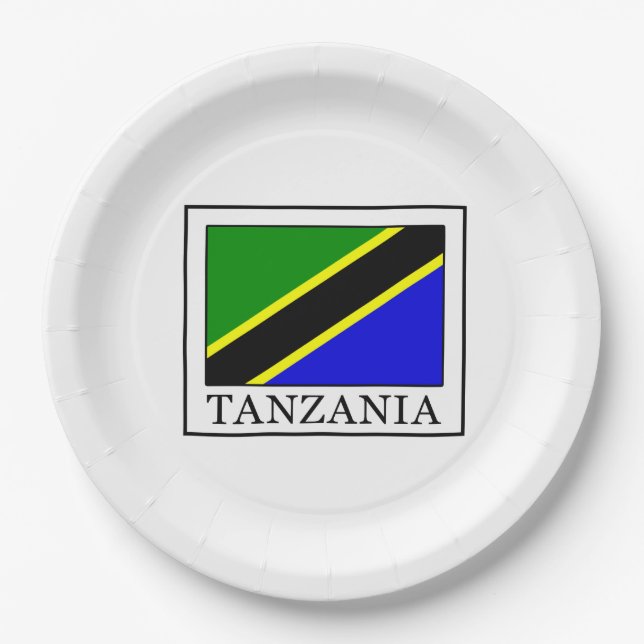 Tanzania Paper Plates (Front)