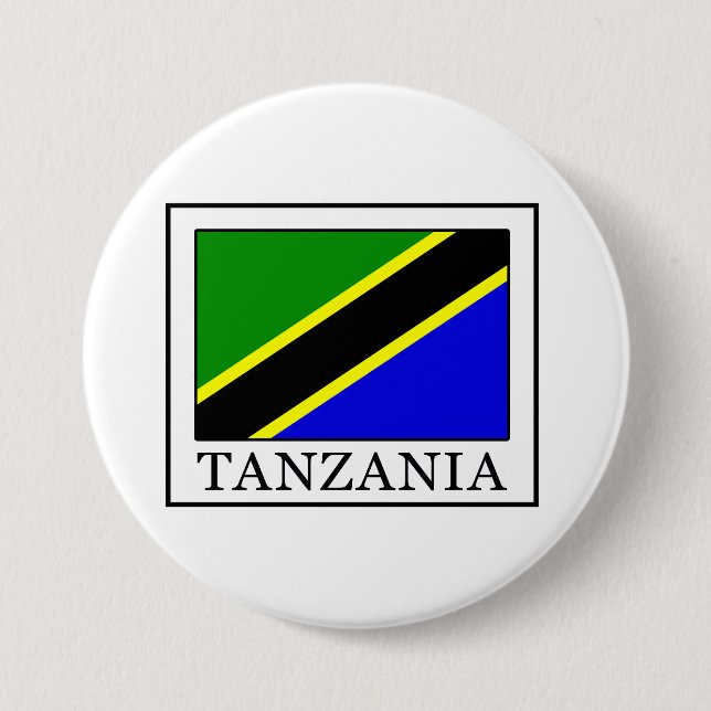 Tanzania Pinback Button (Front)