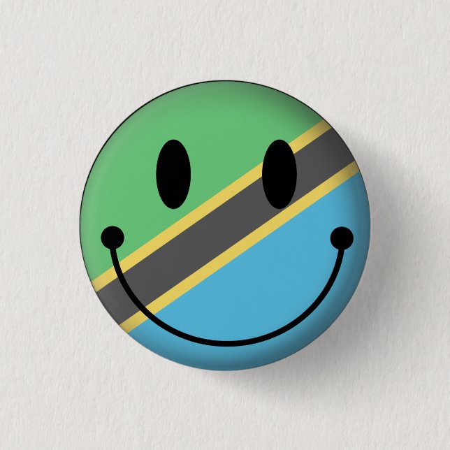 Tanzania Pinback Button (Front)
