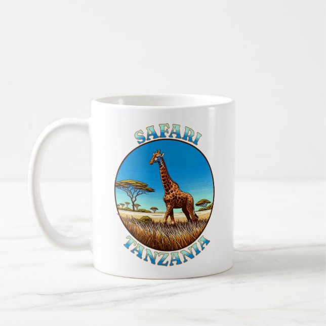 Tanzania Safari Coffee Mug (Left)