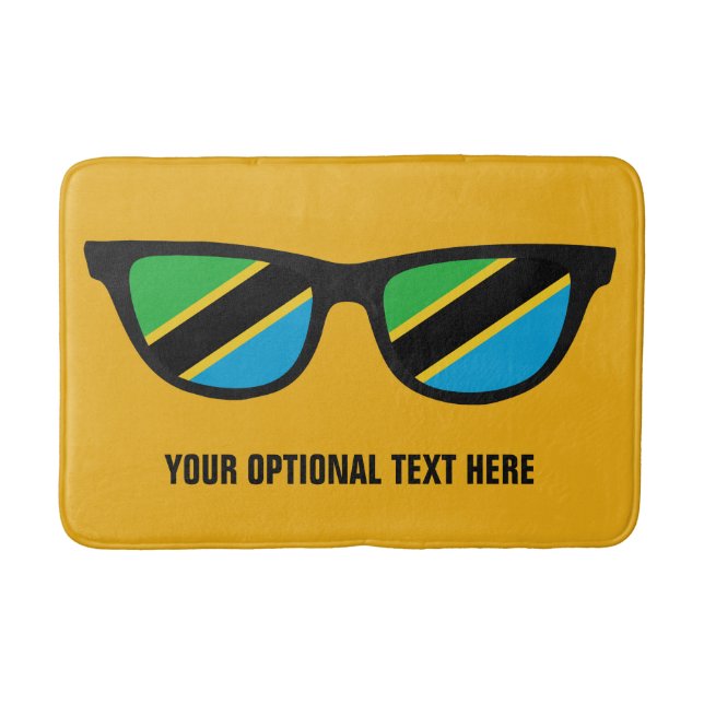 Tanzania Shades custom bath mats (Front)