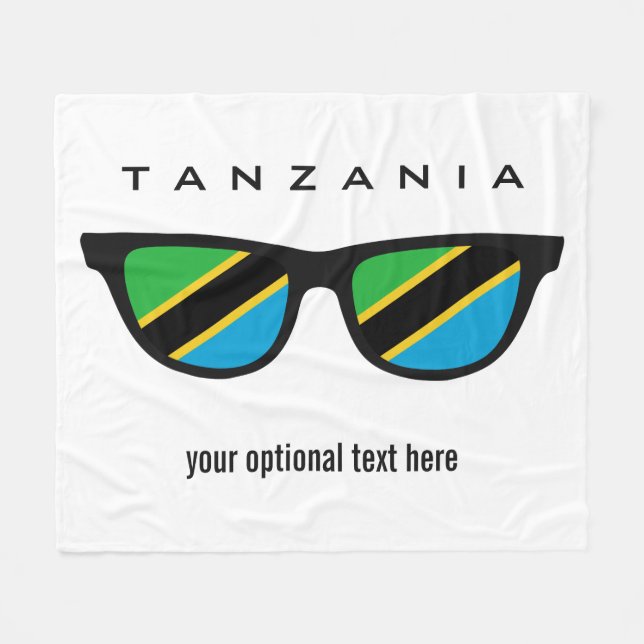 Tanzania Shades custom fleece blankets (Front (Horizontal))