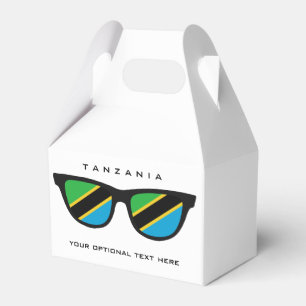 Tanzania Shades custom text & color favor box