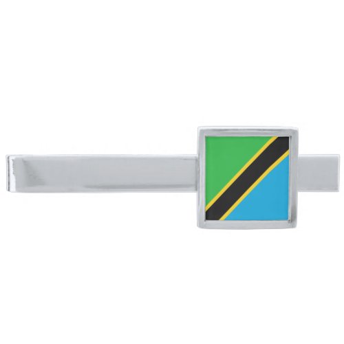 Tanzania Silver Finish Tie Bar