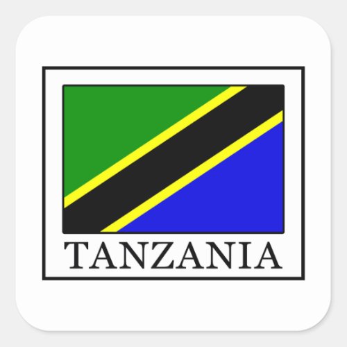 Tanzania Square Sticker