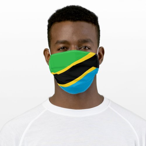 Tanzanian Flag Adult Cloth Face Mask