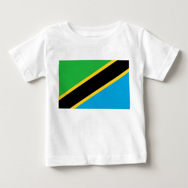 Tanzanian Flag Baby T-Shirt (Front)