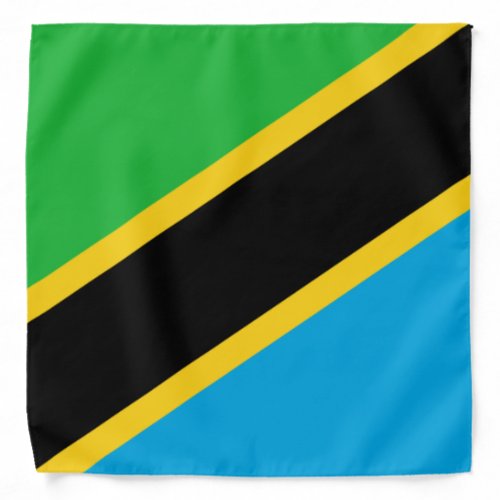 Tanzanian Flag Bandana