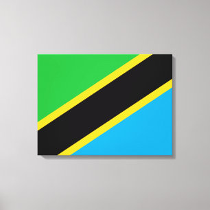 Tanzanian Flag Canvas Print