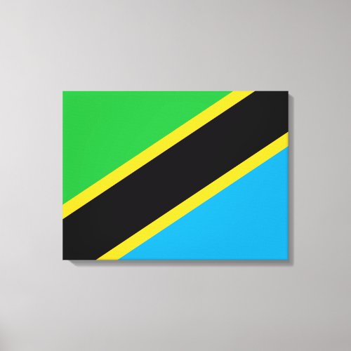 Tanzanian Flag Canvas Print