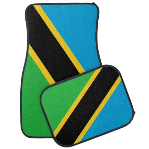 Tanzanian Flag Car Floor Mat