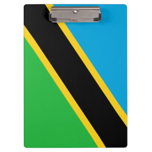 Tanzanian Flag Clipboard