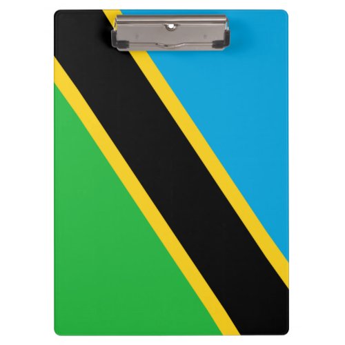 Tanzanian Flag Clipboard