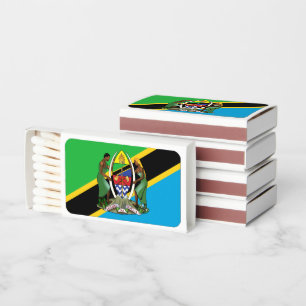 Tanzanian Flag & Coat of Arms, Flag of Tanzania Matchboxes