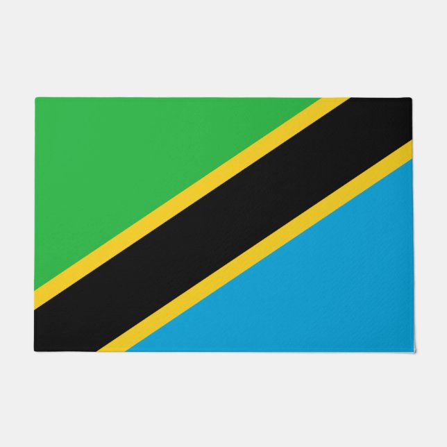 Tanzanian Flag Doormat (Front)