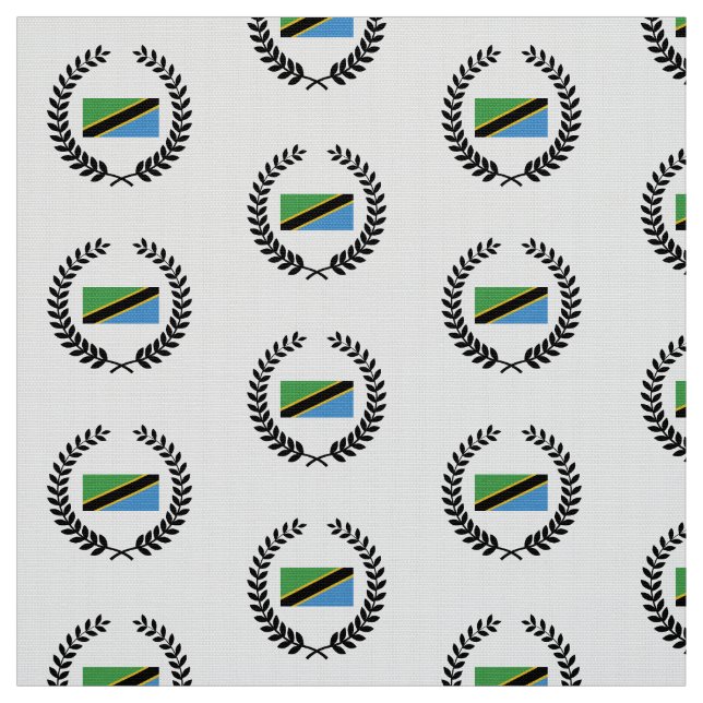 Tanzanian Flag Fabric (Swatch)