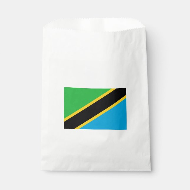 Tanzanian Flag Favor Bag (Front)