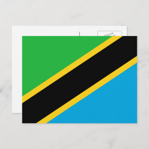 Tanzanian Flag, Flag of Tanzania Postcard
