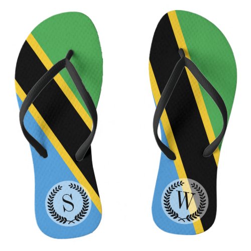 Tanzanian Flag Flip Flops