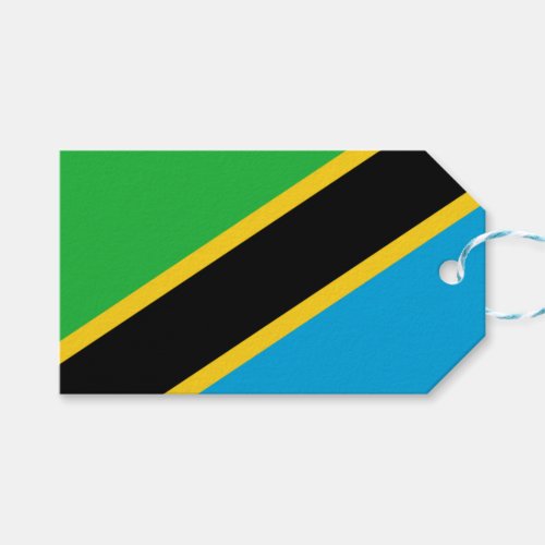 Tanzanian Flag Gift Tags