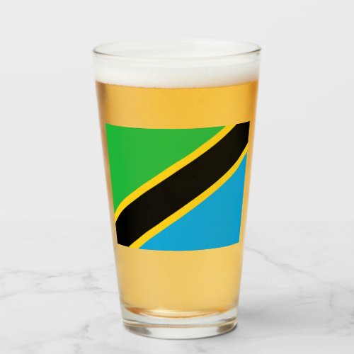 Tanzanian Flag Glass