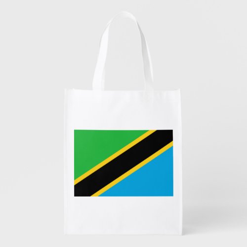 Tanzanian Flag Grocery Bag
