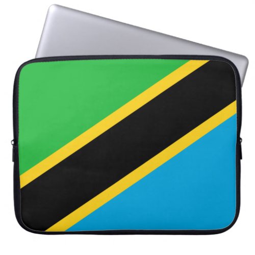 Tanzanian Flag Laptop Sleeve