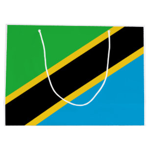 Tanzanian Flag Large Gift Bag