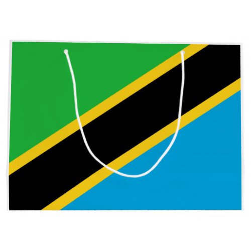 Tanzanian Flag Large Gift Bag