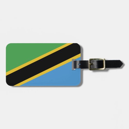 Tanzanian Flag Luggage Tag