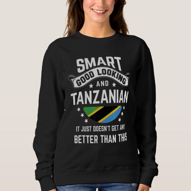 Tanzanian Flag Native Pride  Tanzania Tanzanian Ro Sweatshirt (Front)