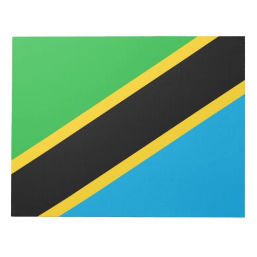 Tanzanian Flag Notepad