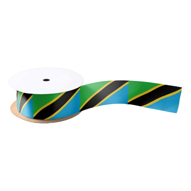 Tanzanian flag ribbon (Spool)