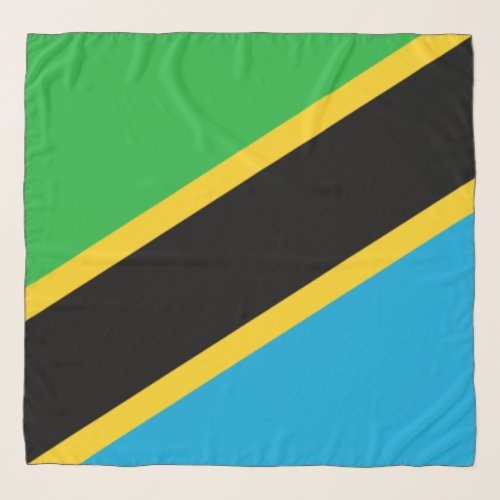 Tanzanian Flag Scarf