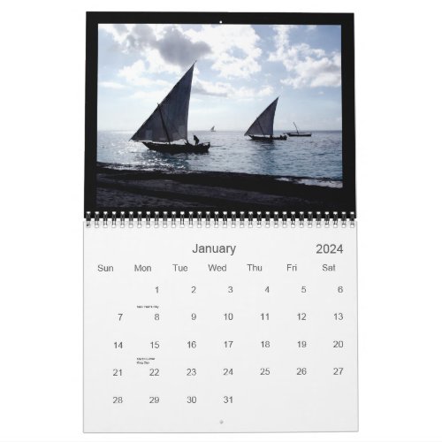 Tanzanian Odyssey Calendar