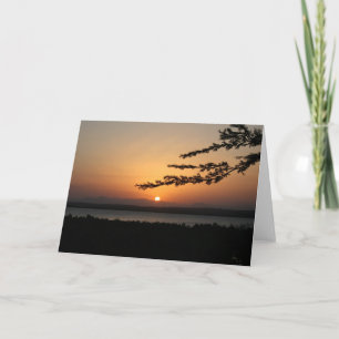 Tanzanian Sunset Card