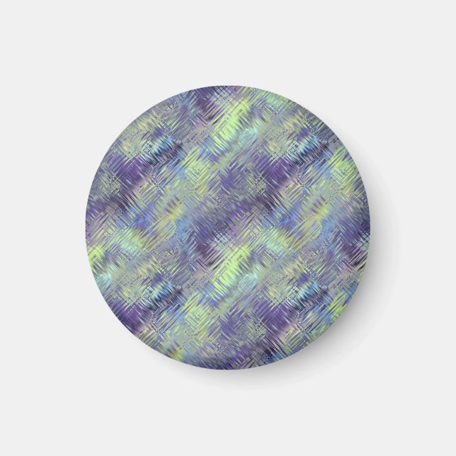 Tanzanite Blue Liquid Pattern Magnet (Front)