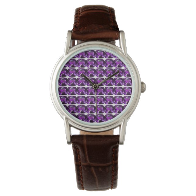 Tanzanite Gemstone Purple Watch (Front)