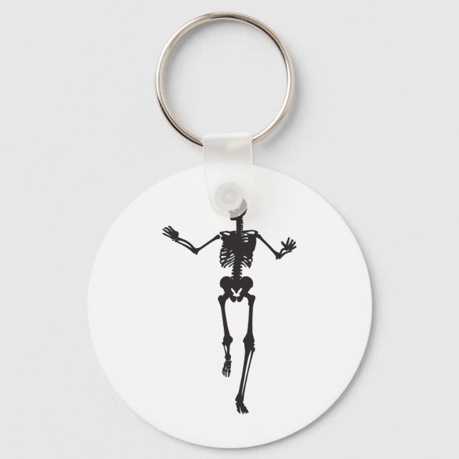 Tanzen-Skelett Keychain (Front)