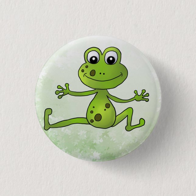 tanzender Frosch  Button (Front)