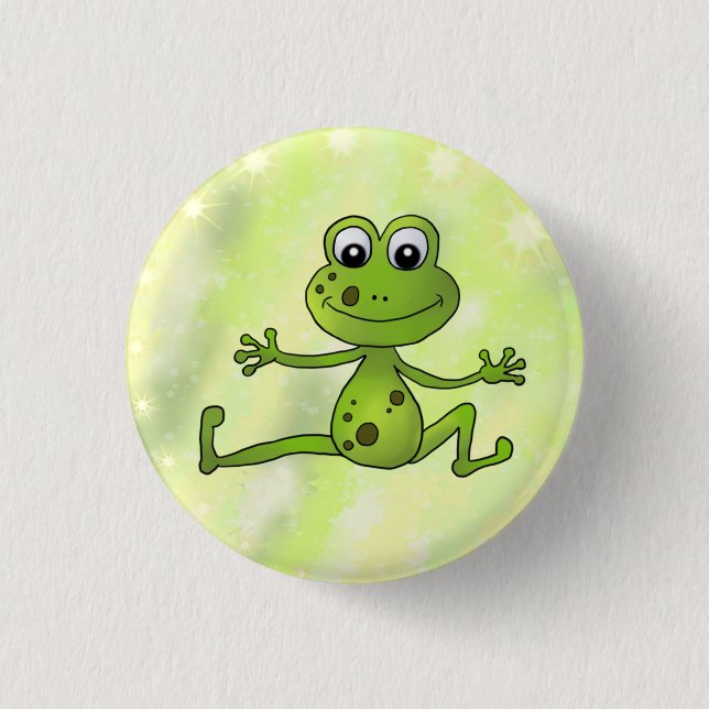 tanzender Frosch  Button (Front)