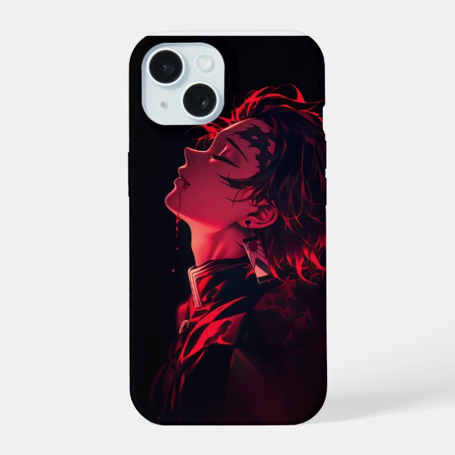 Tanziro from Demon Slayer Iphone Case (Back)