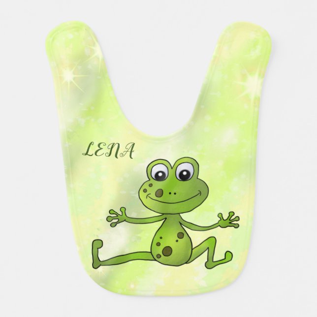 Tanzler Frosch personalizes baby cots Baby Bib (Front)