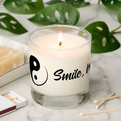 Tao Logo And Zen Quote Scented Jar Candle
