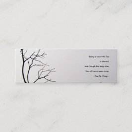 Tao Te Ching No.1/Bookmark Mini Business Card